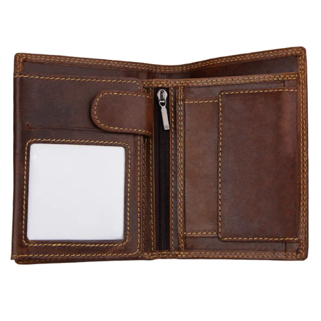 Portefeuille homme en cuir véritable