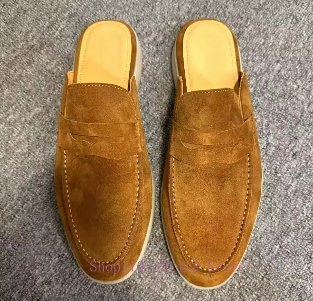 Mocassin homme en cuir véritable
