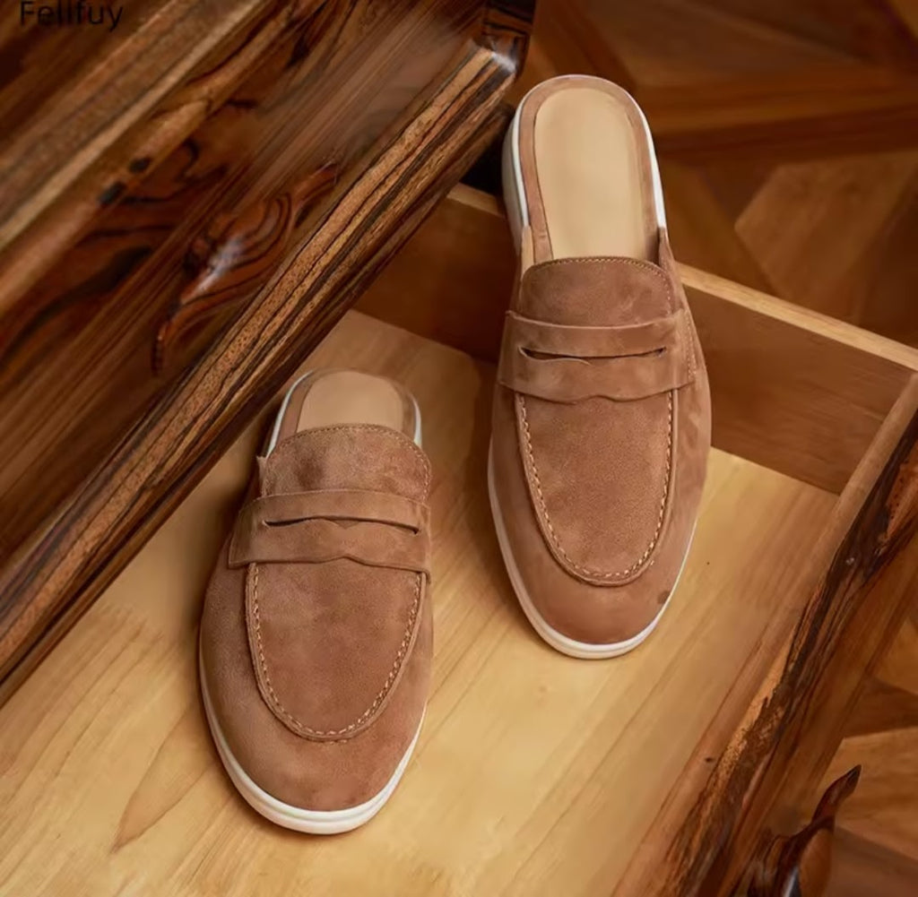 Mocassin homme en cuir véritable