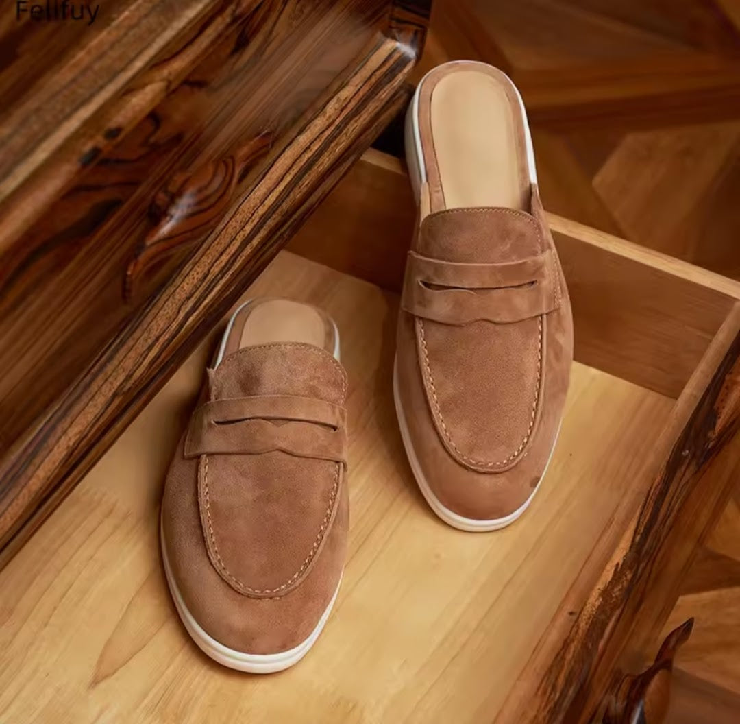 Mocassin homme en cuir véritable