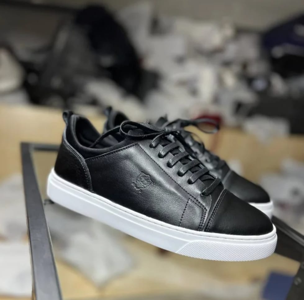 Chaussure oxford pour homme en cuir véritable