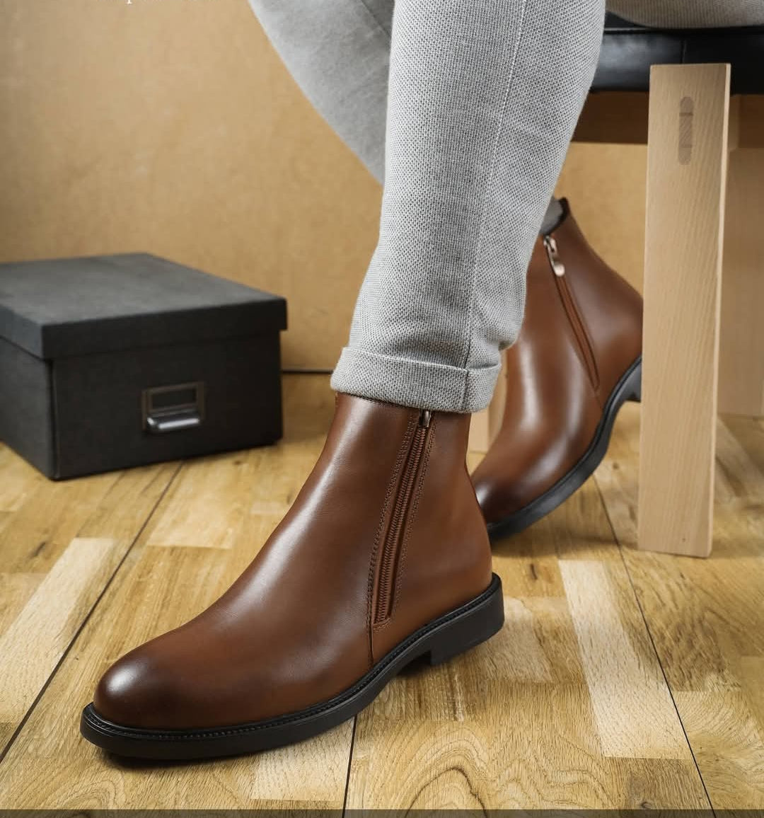 bottines dolcino en cuir véritable