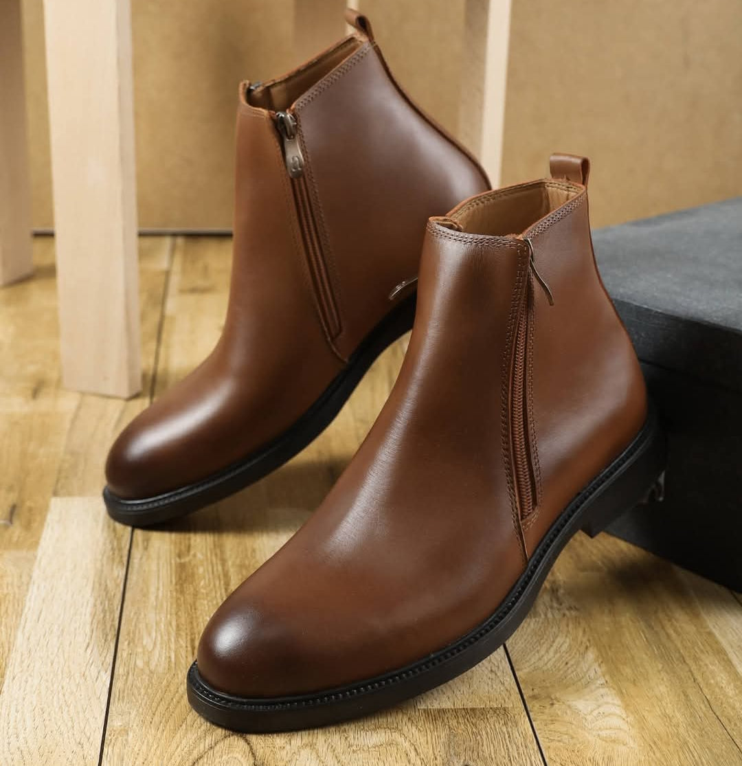 bottines dolcino en cuir véritable