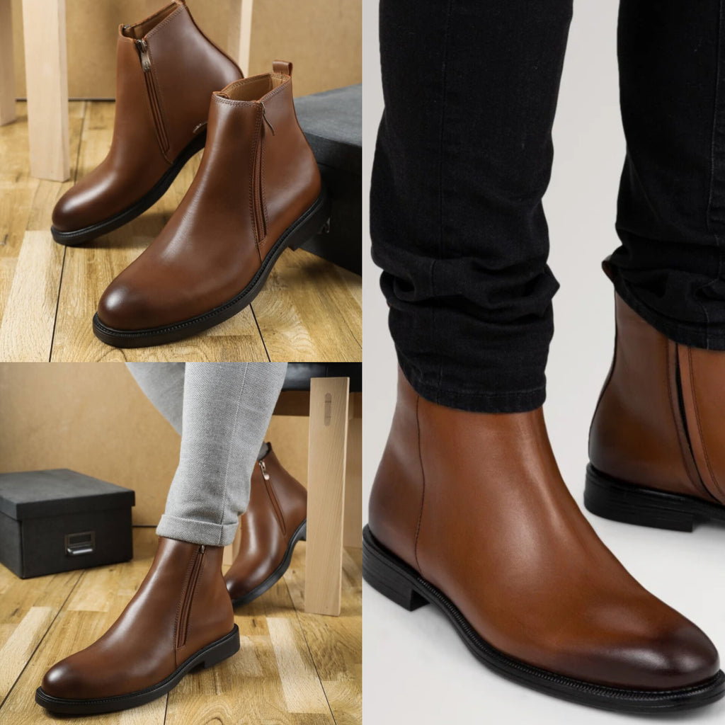 bottines dolcino en cuir véritable