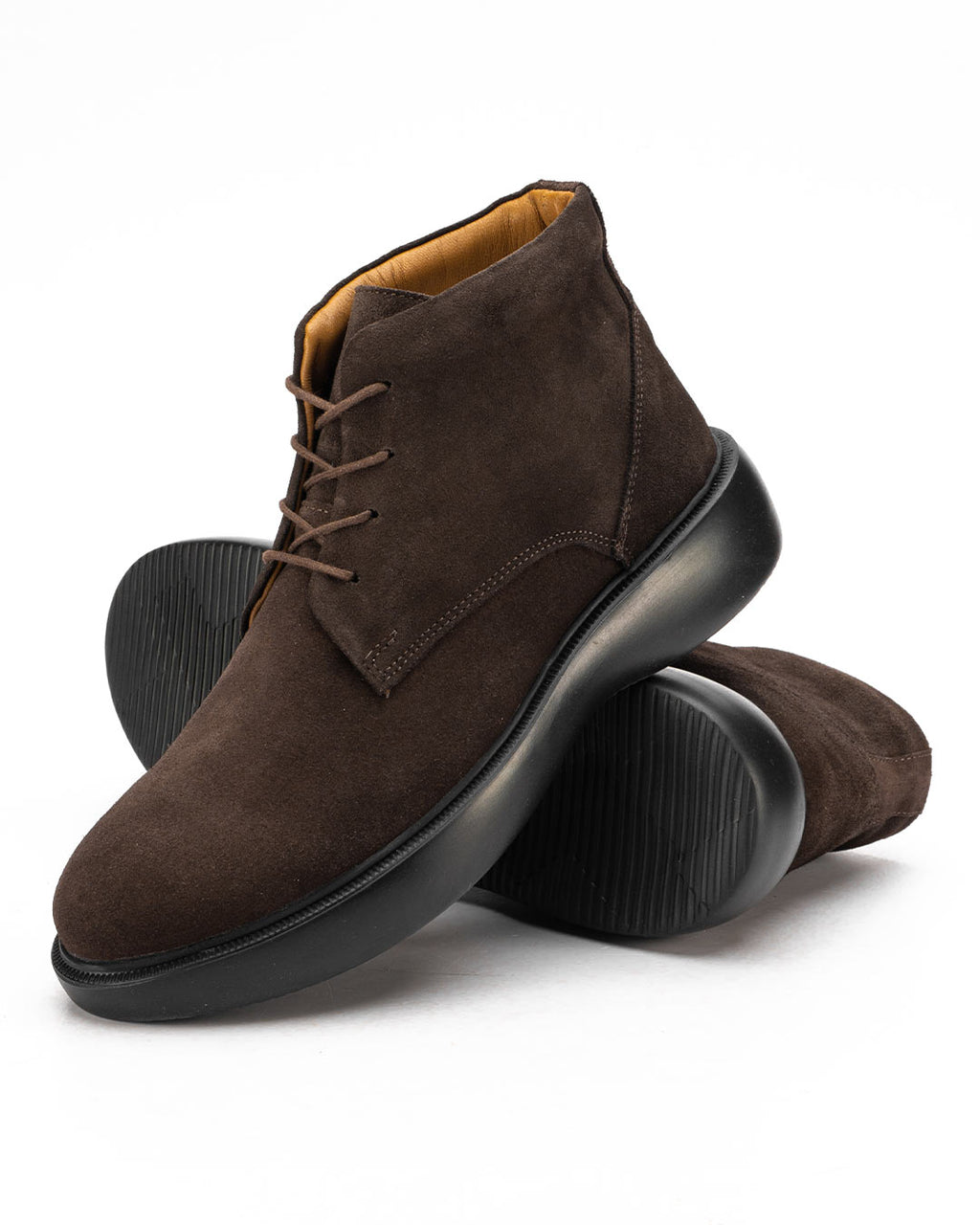 bottines Chukka en cuir nubuck