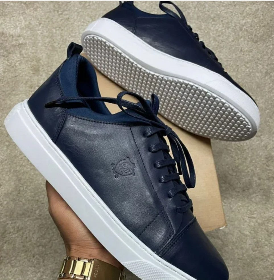 Chaussure oxford pour homme en cuir véritable