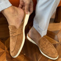 Mocassin homme en cuir véritable