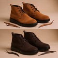 bottines Chukka en cuir nubuck