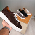 Baskets en cuir suédé pour homme