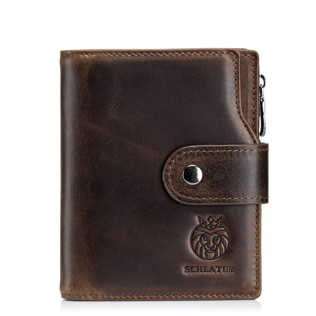 Portefeuille Schlatum en cuir véritable