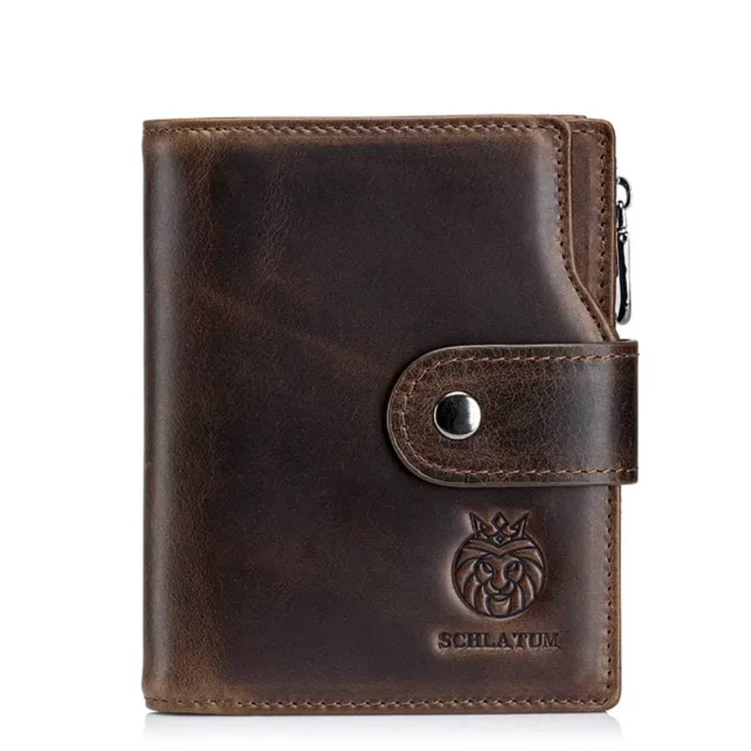 Portefeuille Schlatum en cuir véritable